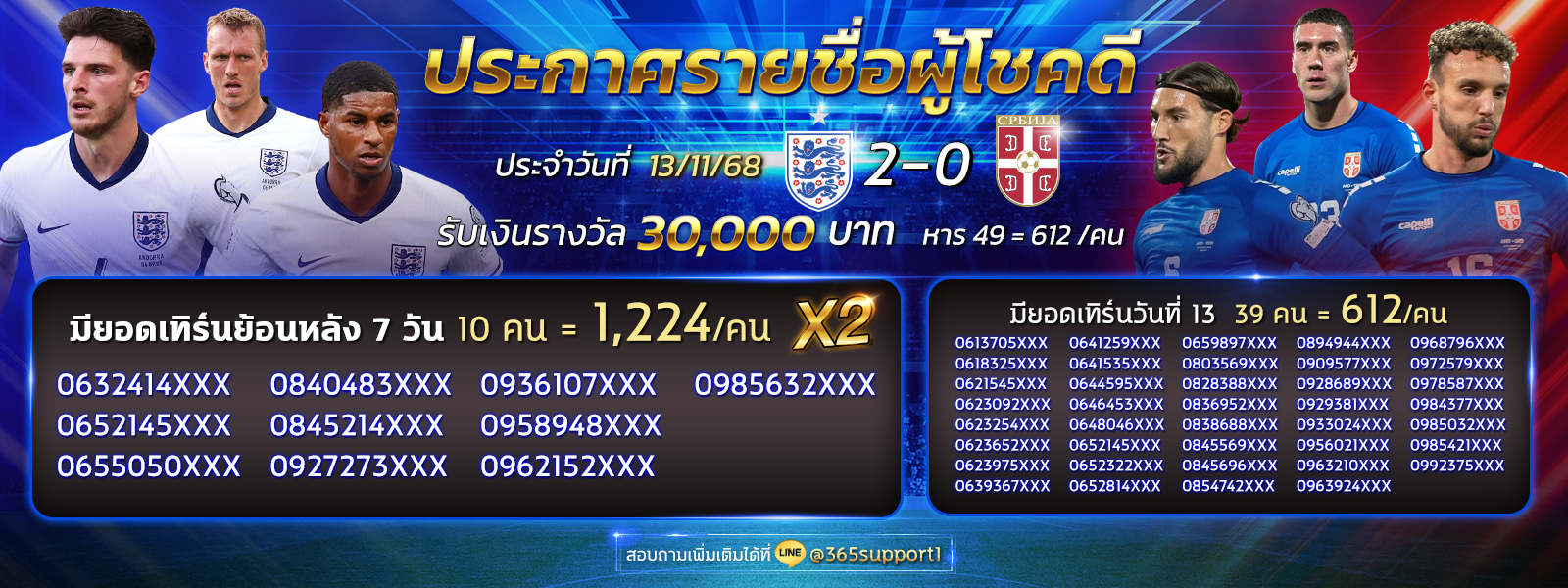 กิจกรรมทายผลบอล